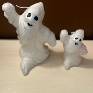 Set of Halloween Ghost Candles